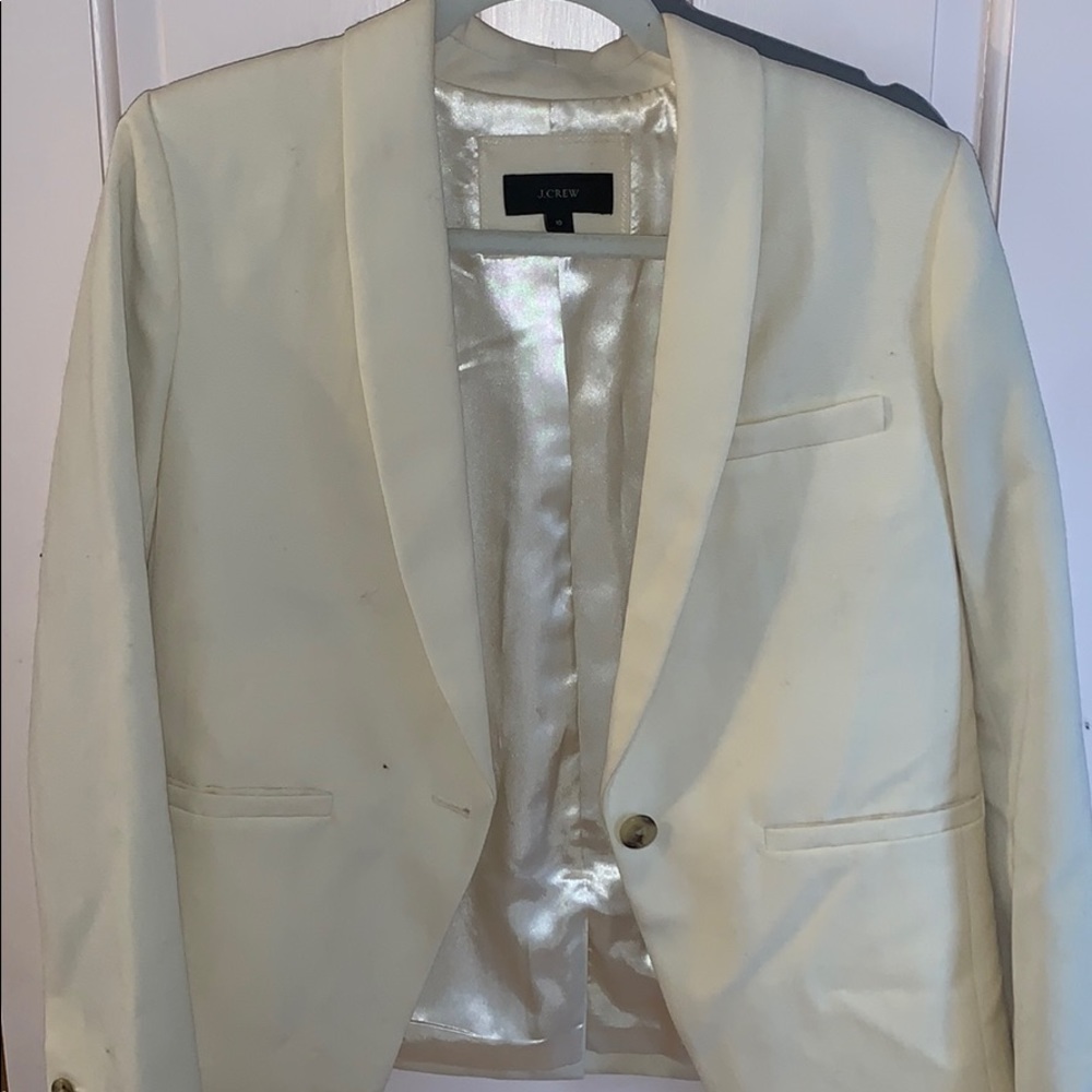 J.crew off white blazer